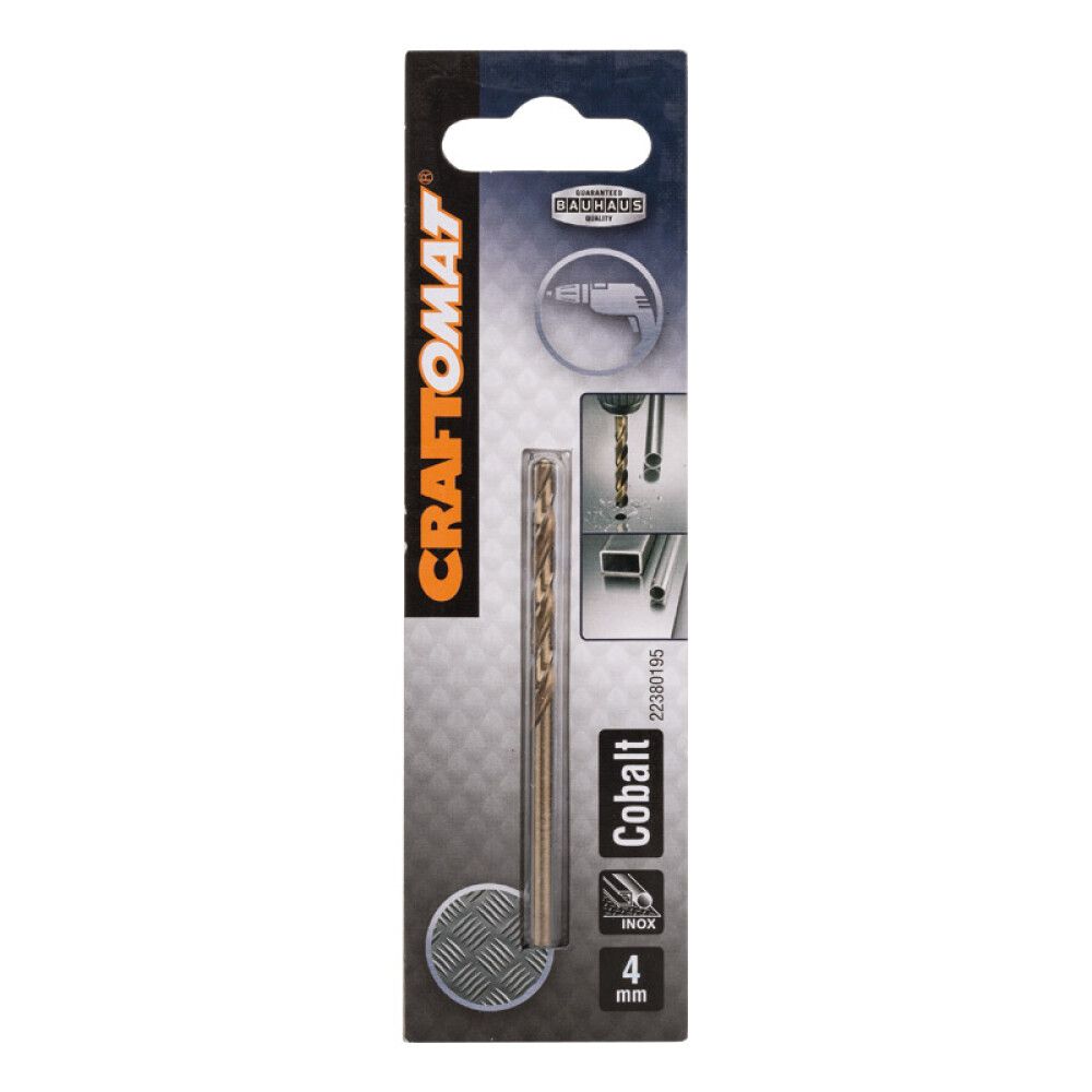 Metalliporanterä Craftomat HSS-CO 4 mm