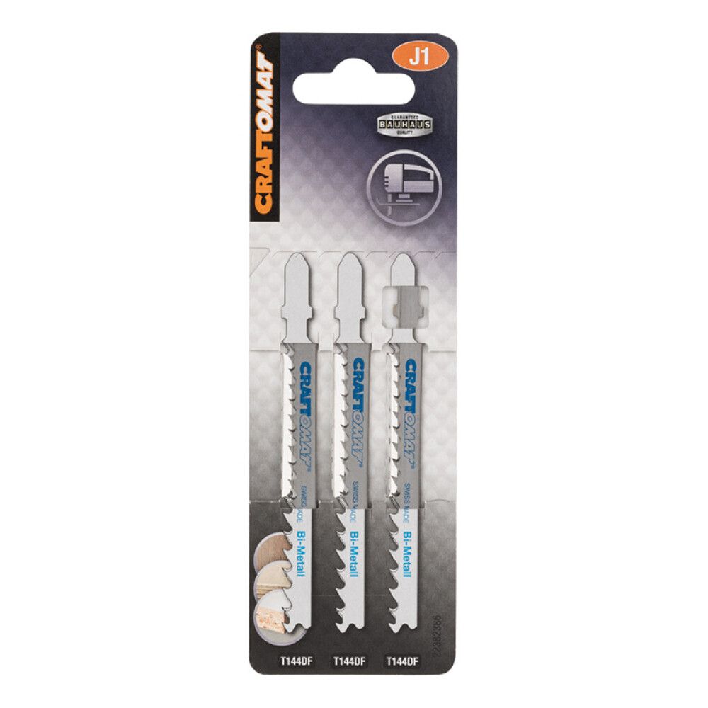 Pistosahanterä Craftomat T144DF 3kpl