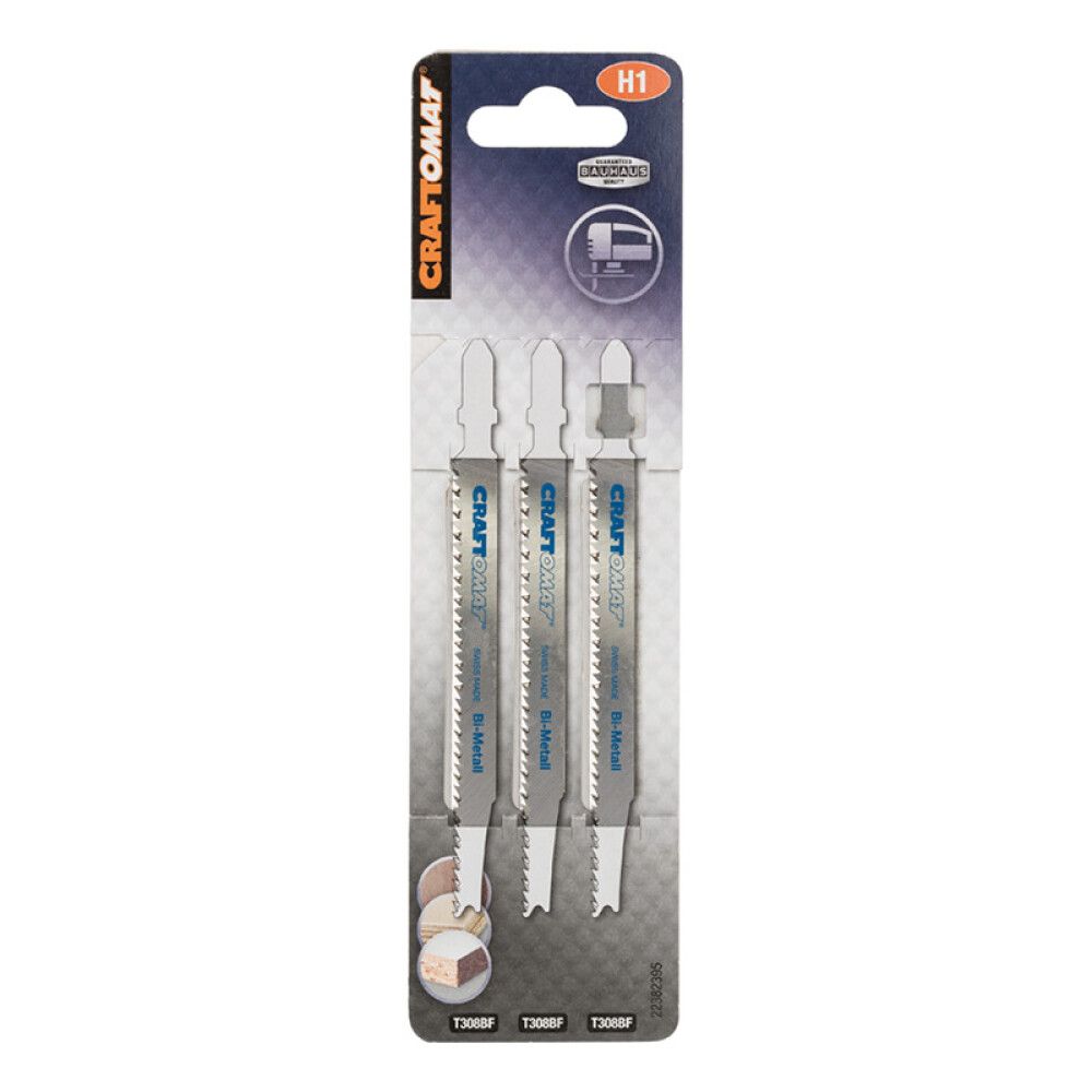 Pistosahanterä Craftomat T308BF 3 kpl