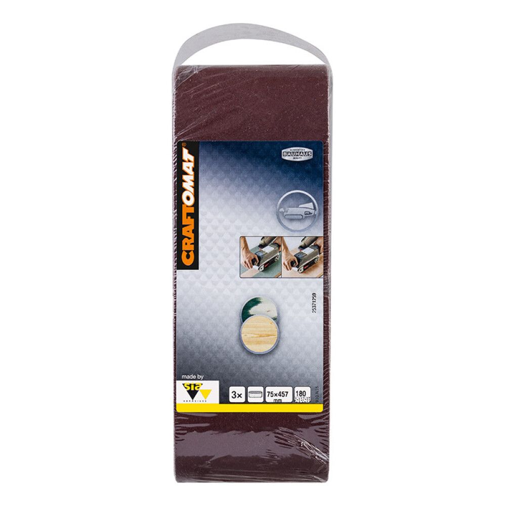 Hiomanauha Craftomat BFWP 457 x 75 mm K180 3 kpl