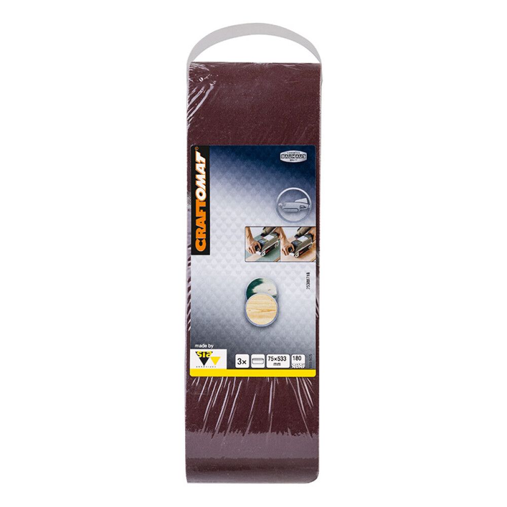 Hiomanauha Craftomat BFWP 533 x 75 mm K180 3 kpl