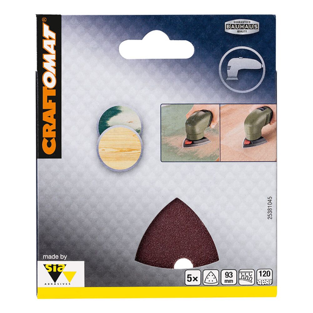 Tarrahiomapaperi Craftomat Delta BFWP 93 x 93 mm K120 5 kpl