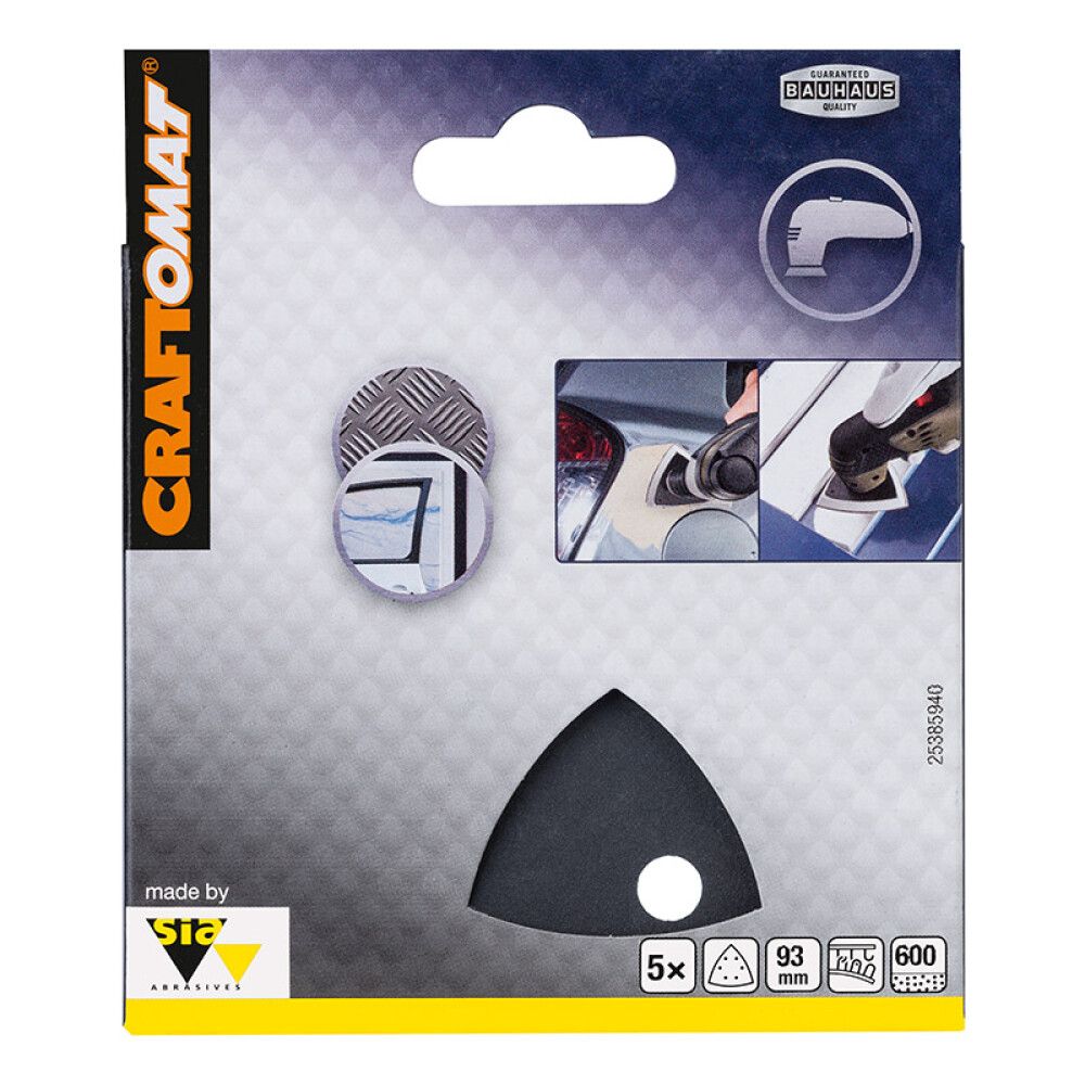 Tarrahiomapaperi Craftomat Delta BFCC 93 x 93 mm K600 5 kpl