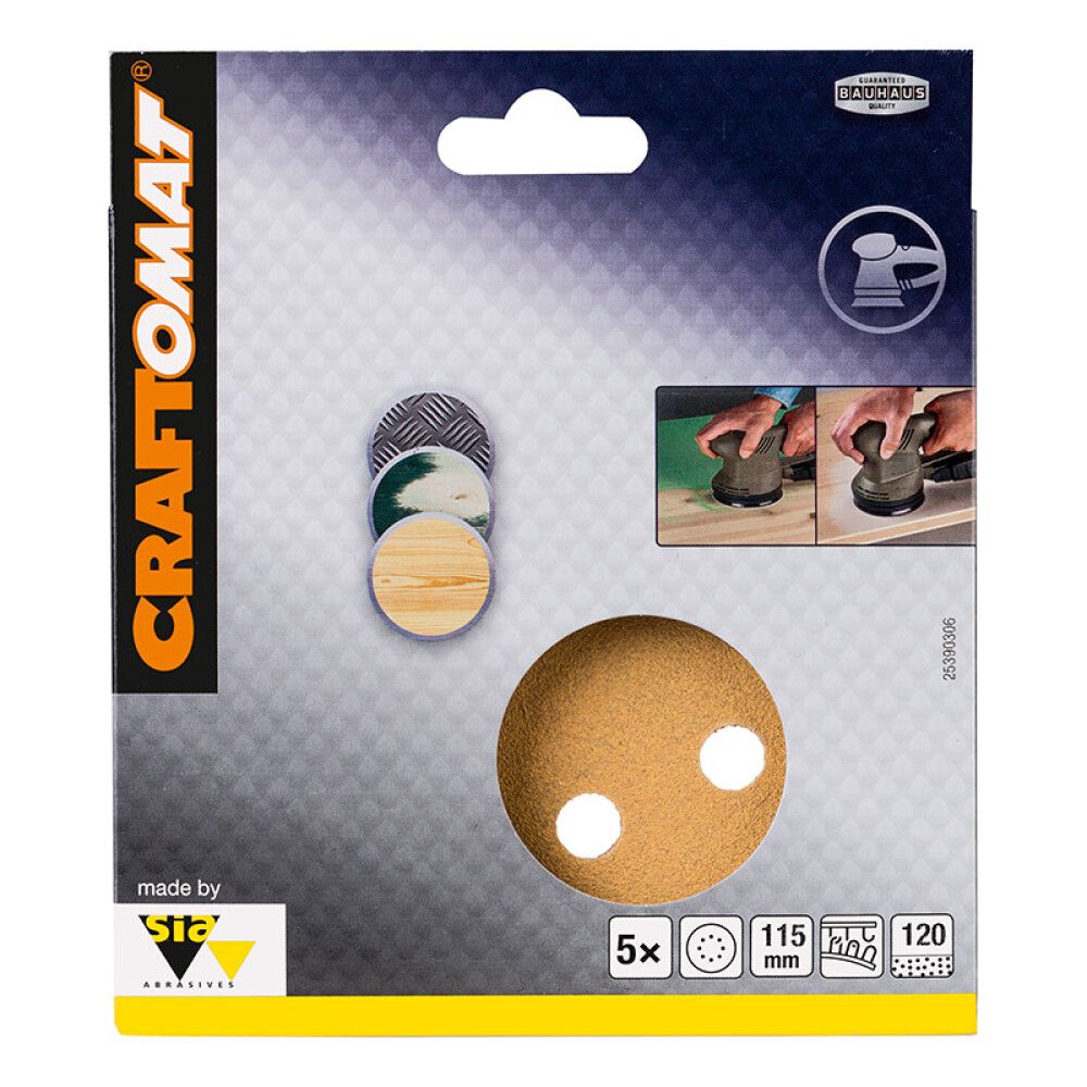 Hiomapyörö Craftomat BFWP 115 mm K120 5 kpl