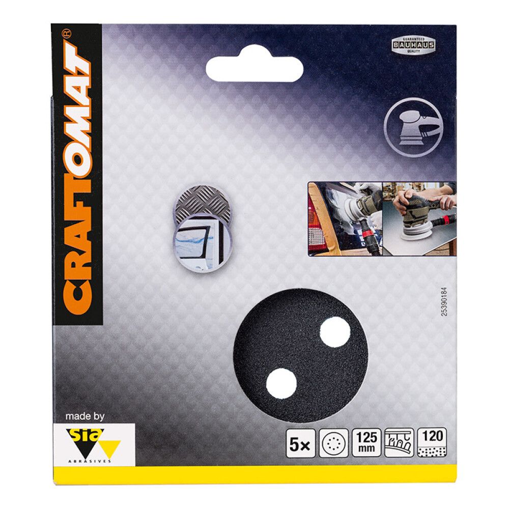 Hiomapyörö Craftomat BFCC 125 mm K120 5 kpl