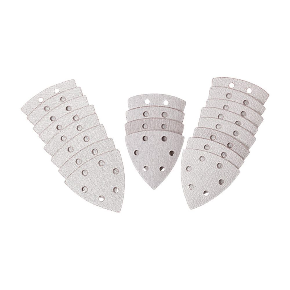 Hiekkapaperilajitelma Craftomat kolmionmuotoinen 20 kpl valkoinen/harmaa