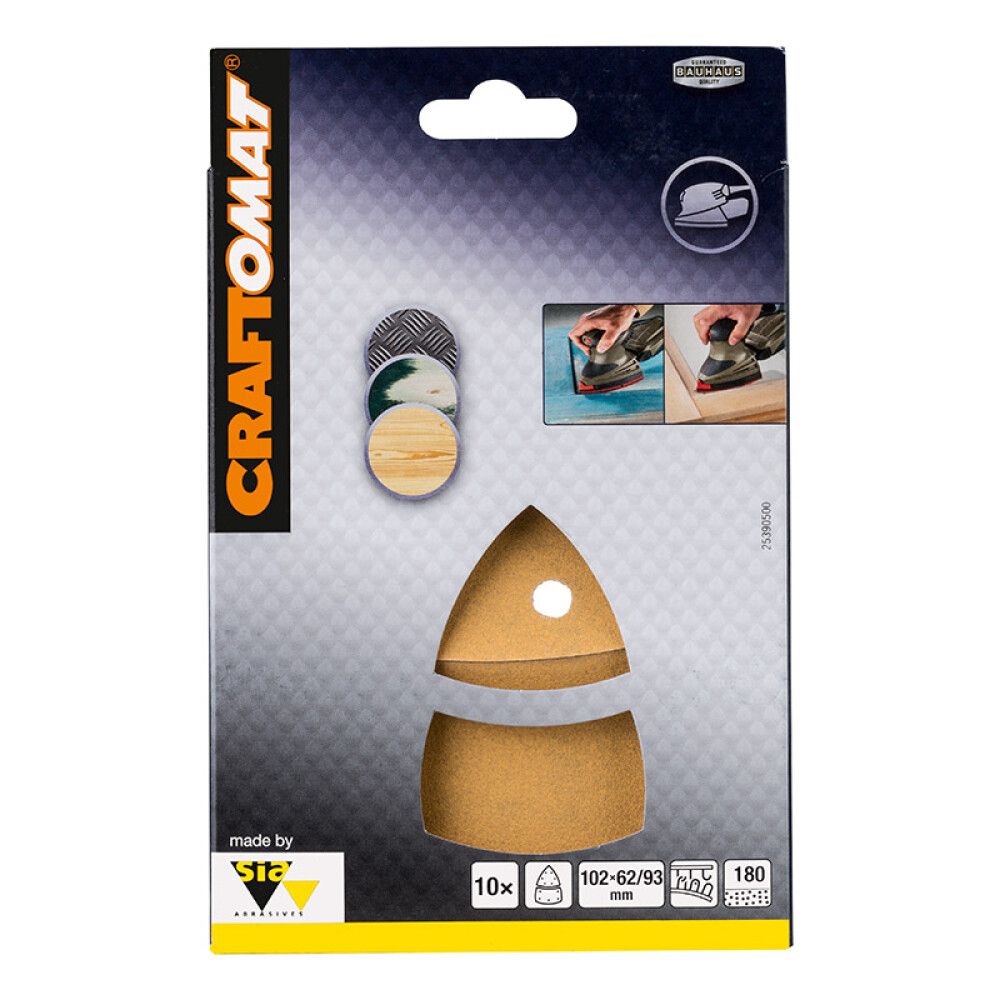 Hiomapaperi Craftomat BFWP 102 x 62 mm K180 10 kpl