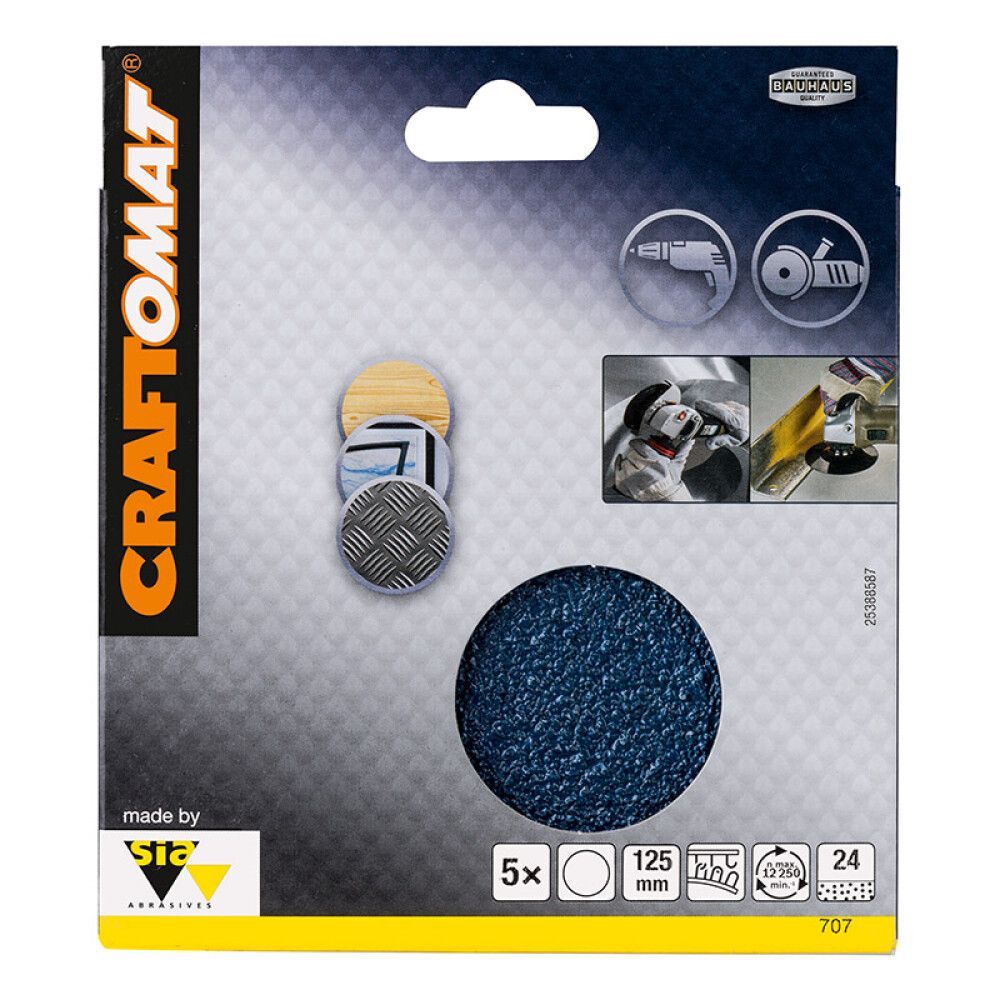 Hiomalaikka Craftomat 124mm K24 5kpl