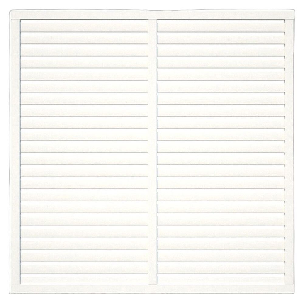 Aitaelementti Palmako Nina 1 valkoinen 180 x 180 cm