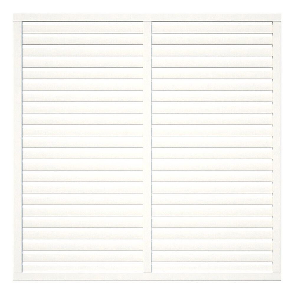 Aitaelementti Palmako Nina 1 valkoinen 180 x 180 cm