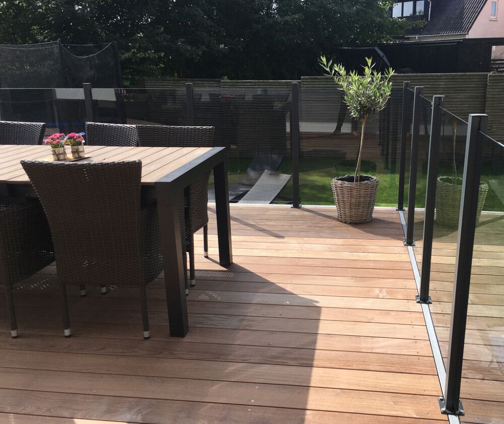 Lasikaide alumiinireunalla 80 x 100 cm