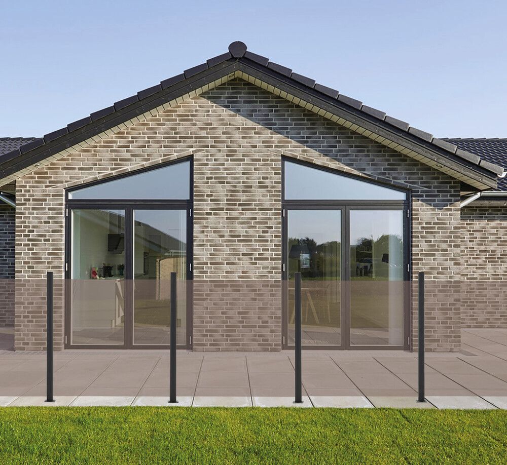 Lasikaide alumiinireunalla 80 x 100 cm