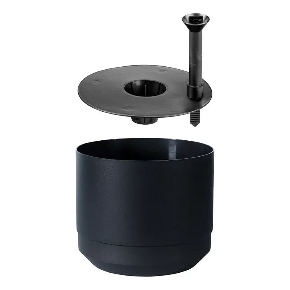 Kestokasteluruukku Orthex Pauliina musta 20 cm