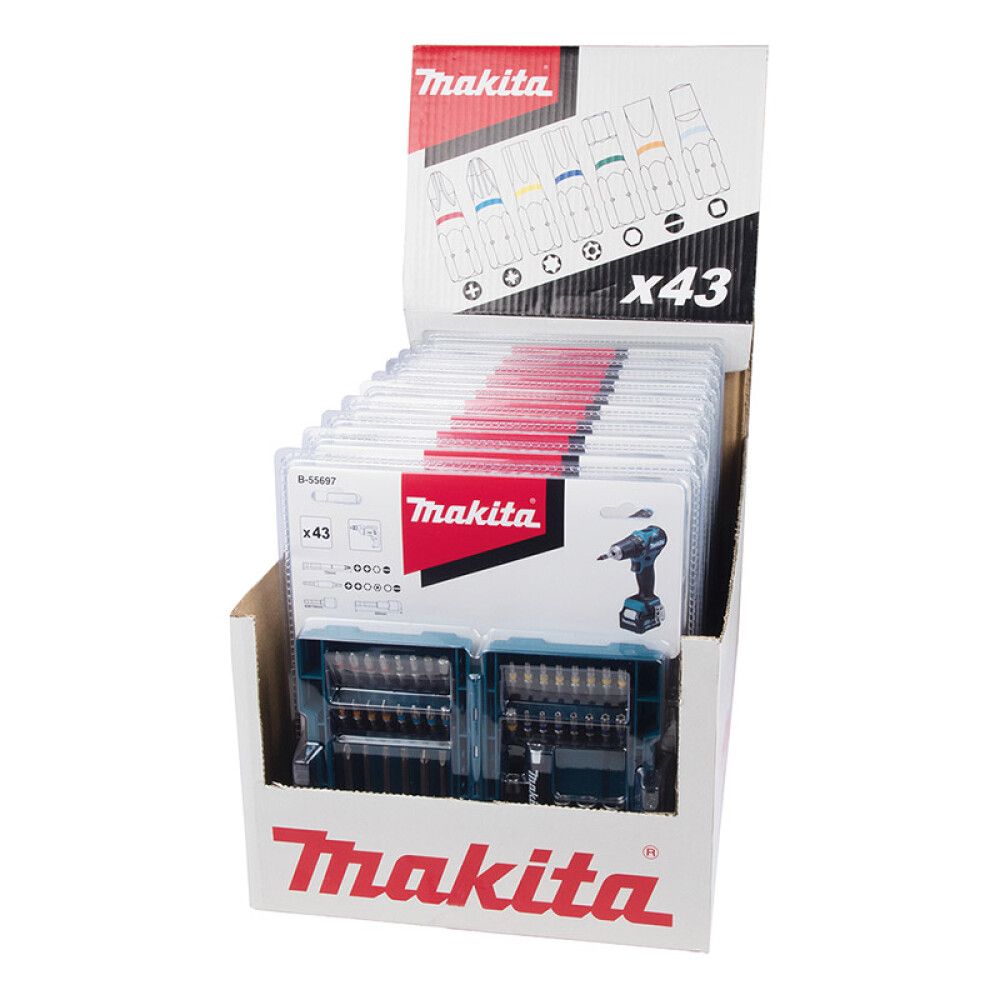 Ruuvikärkisarja Makita B-55697 43-os.