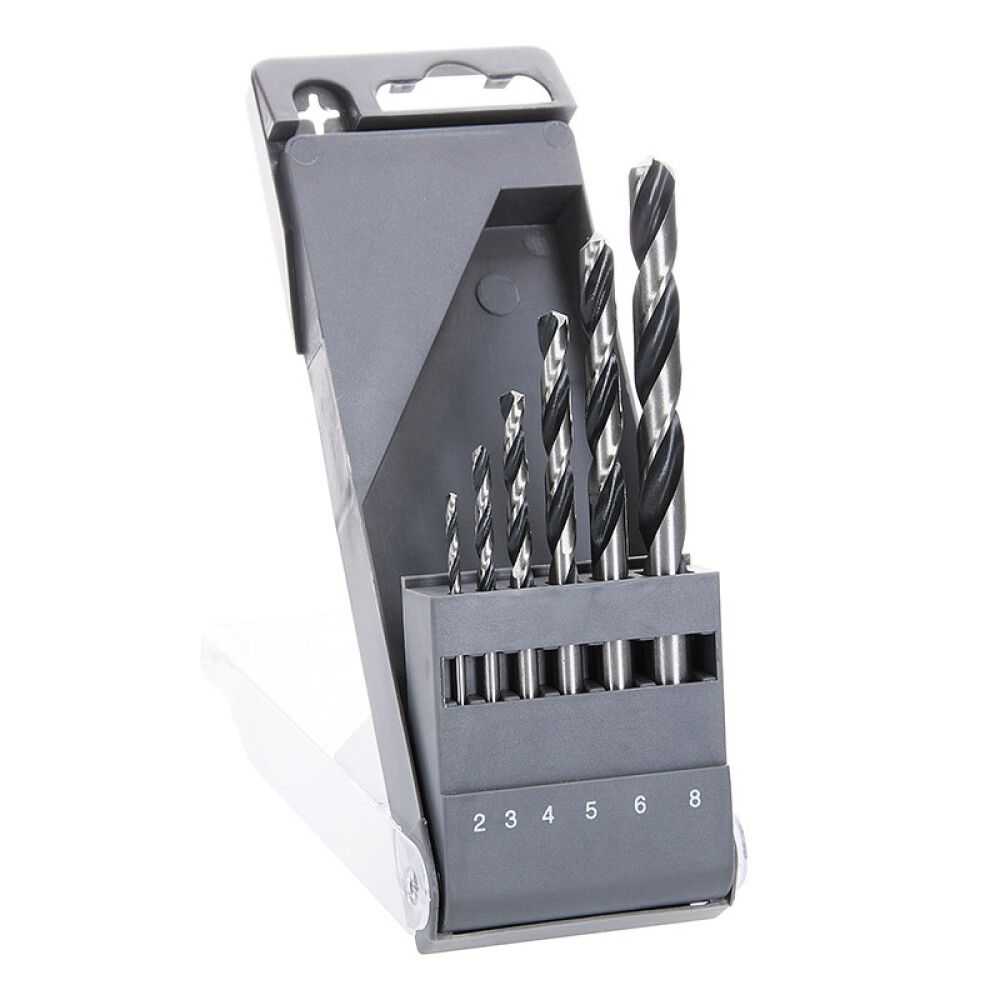 Metalliporanteräsarja Craftomat 2-8 mm 6 kpl