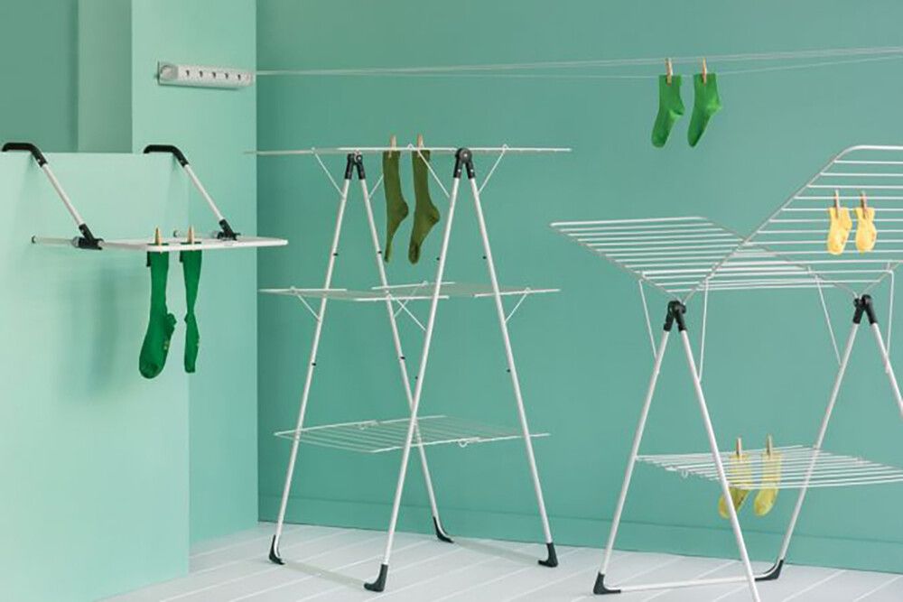 Pull-out -pyykkinaru Brabantia Valkoinen