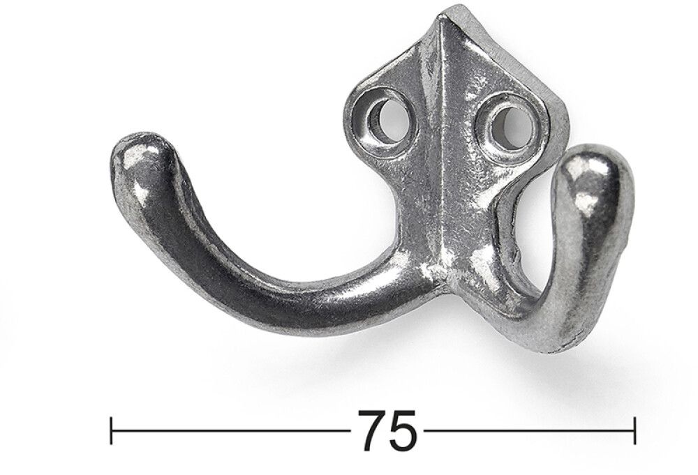 Vaatekoukku Habo 142 Alumiini 2 kpl