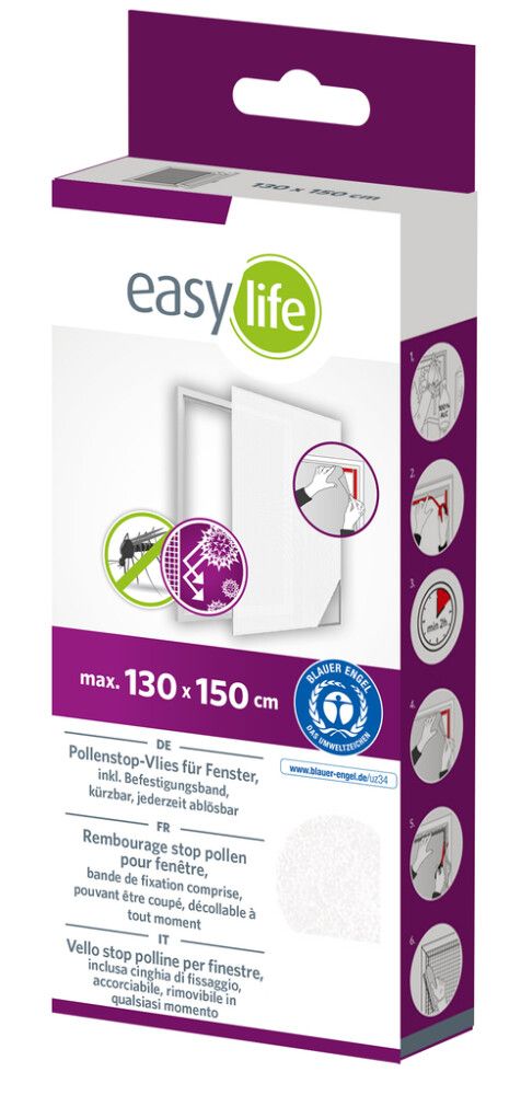 Siitepölysuoja Easy Life 130 x 150 cm