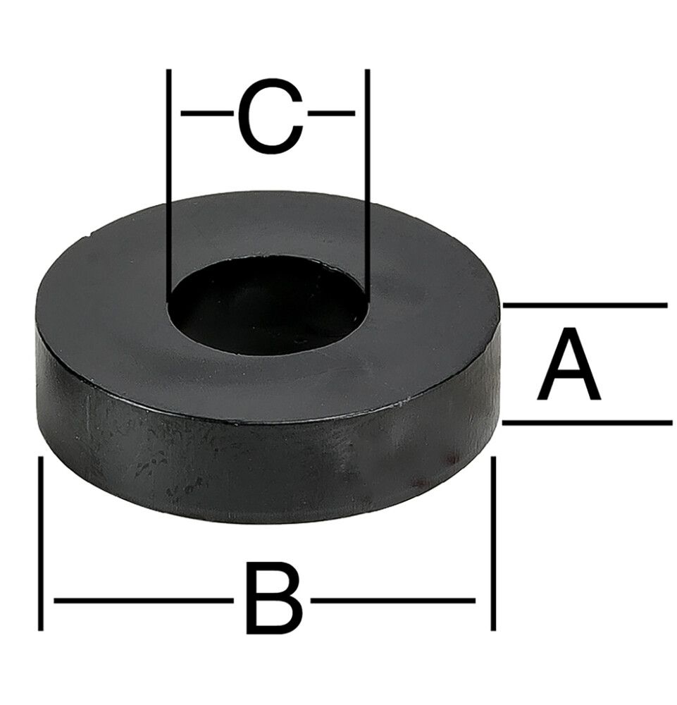 Välike 5 x 20 mm musta