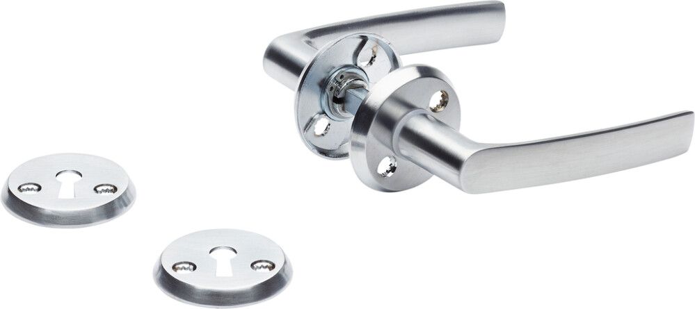 Väliovenpainike Habo Torino Kombi Harjattu Kromi