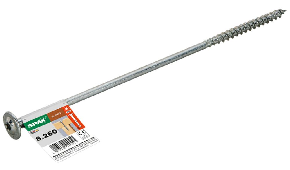 Ruuvi Hi.Force Wirox Spax 8x260 1 KPL