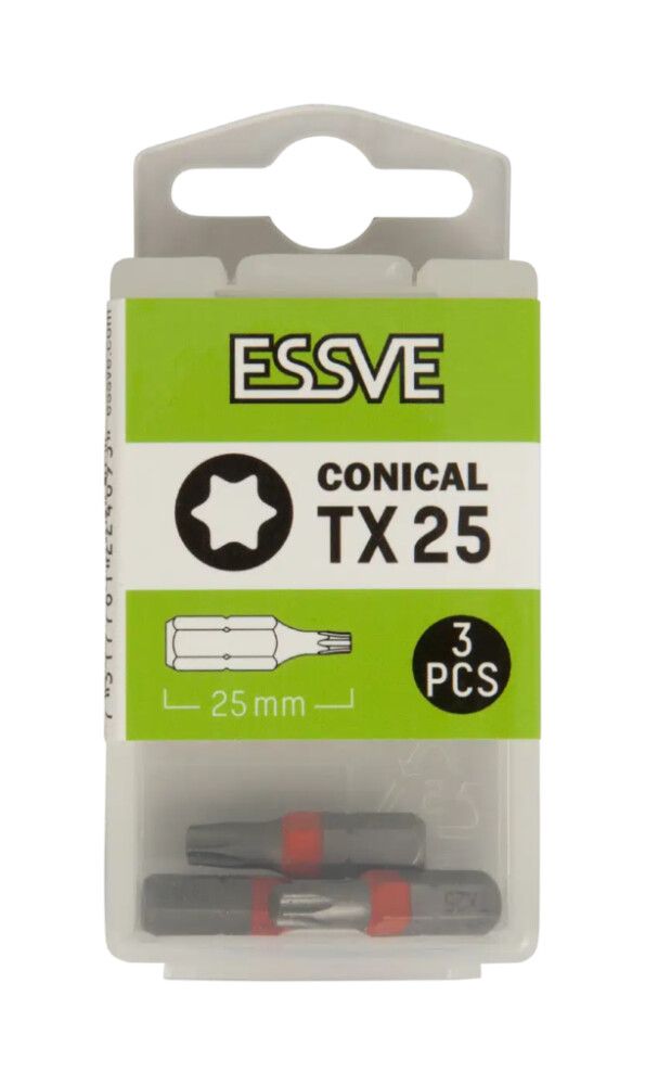 Kärki Essve TX25 25 mm 3 kpl