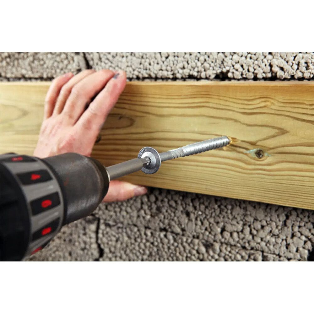 Kevytbetoniruuvi Essve HL 10 x 185 mm CS 30 kpl