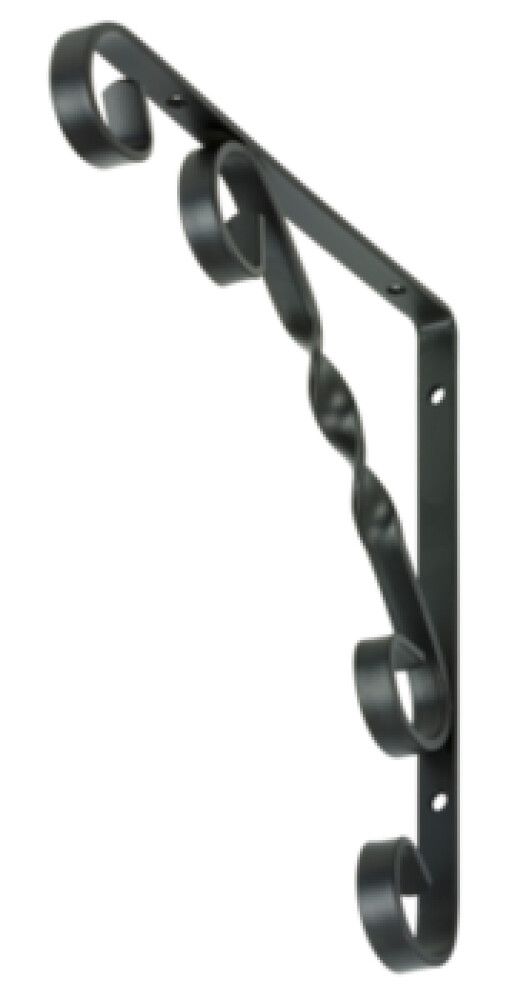 Kannatin Deco Musta 200 x 200 mm