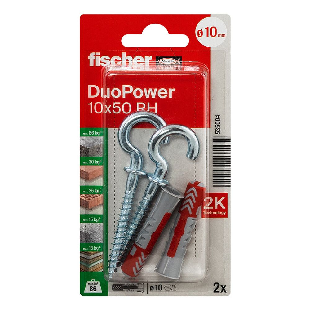 Tulppa avokoukulla Fischer Duopower 10 x 50 RH K