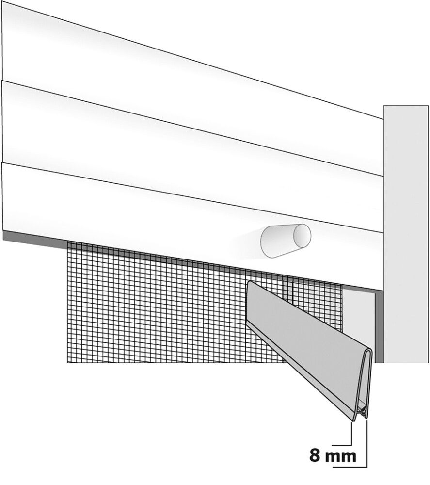 Hyönteisverkko Oveen Easy Life 4 x 28,5 x 220 cm