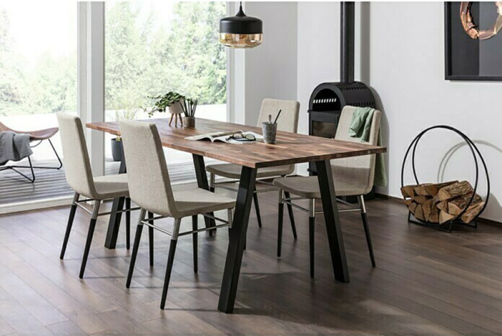 Pöydänjalat Pur Iternal Black Edition U-malli 2 kpl