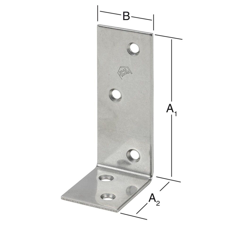 Kulmarauta 80 x 40 mm RST