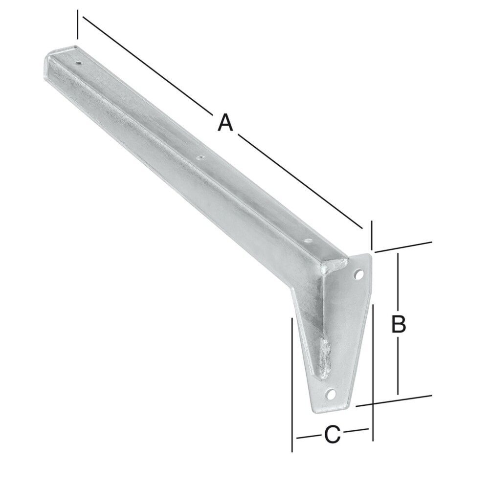 L-profiilikannake Vormann 680 mm