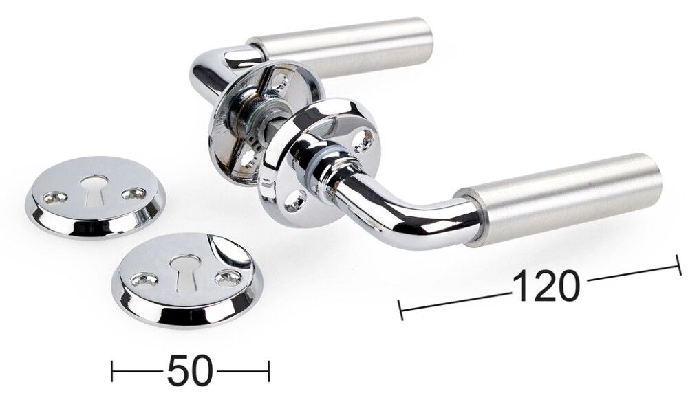 Väliovenpainike Habo A387 Alumiini