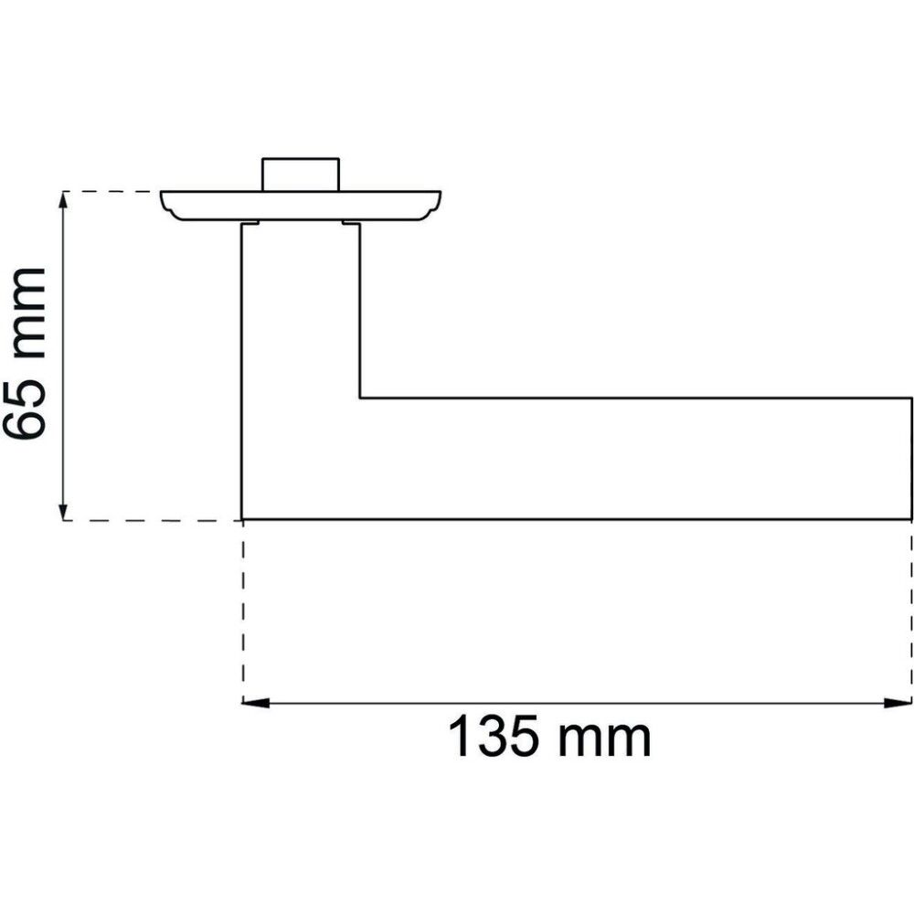 Ulko-ovenpainike Habo Miami musta
