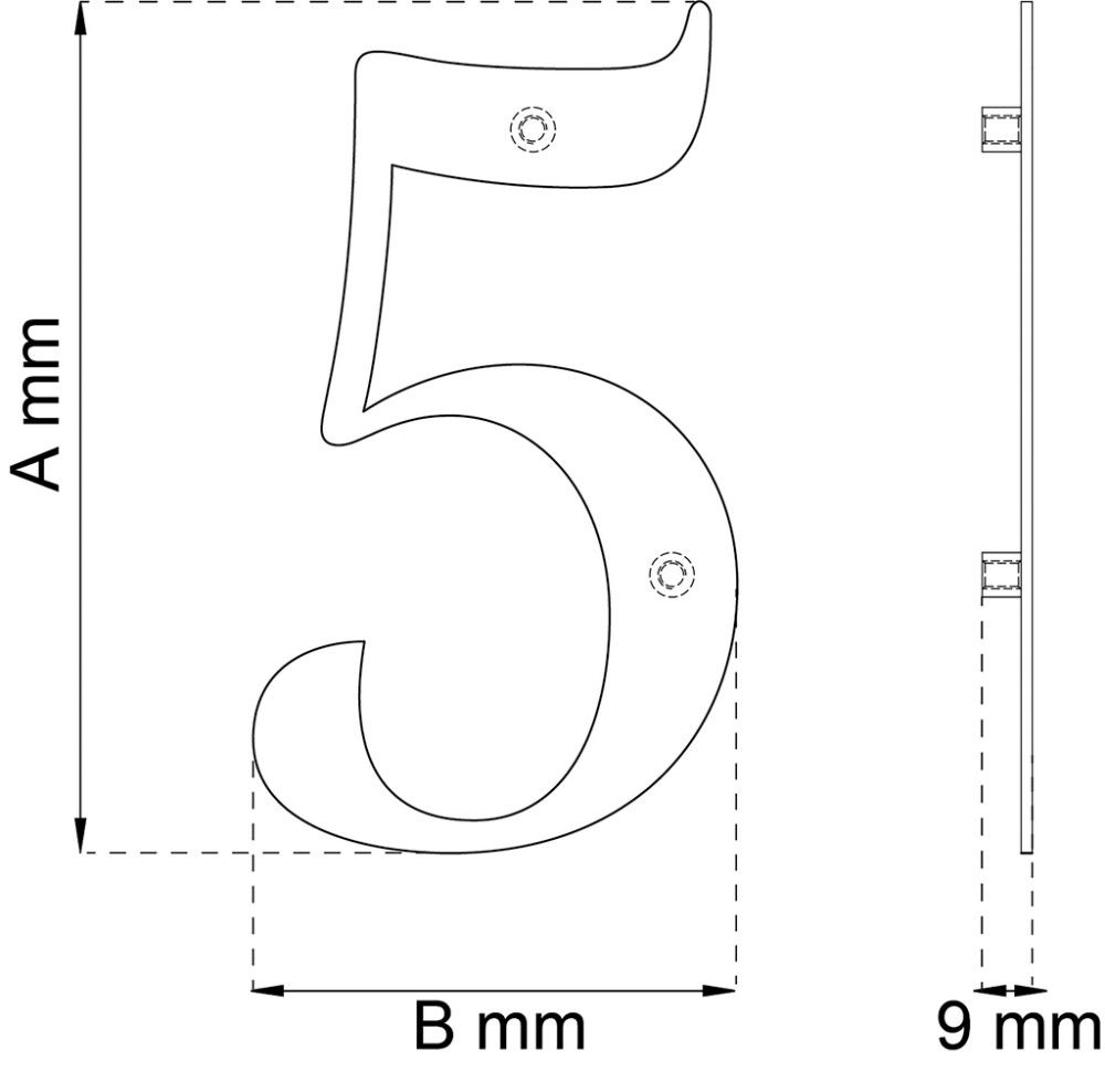 Talonumero Habo Century nro 5 messinki 153 mm