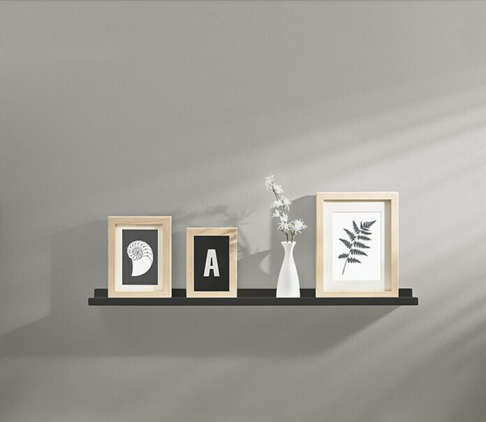 Valokuvahylly Dolle Musta 800 x 90 x 30 mm