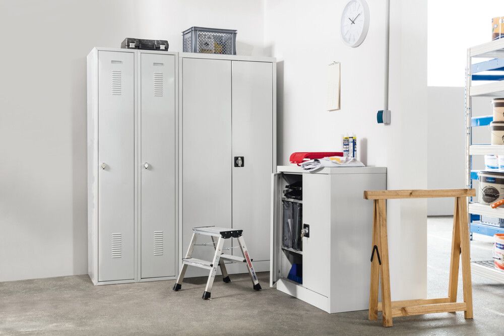 Metallikaappi Regalux Harmaa 80 x 41 x 90 cm