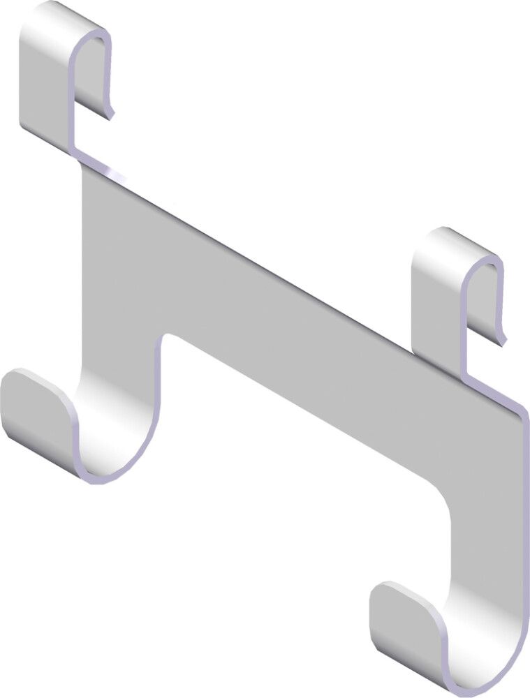 Kaksoiskoukku Lundbergs Valkoinen