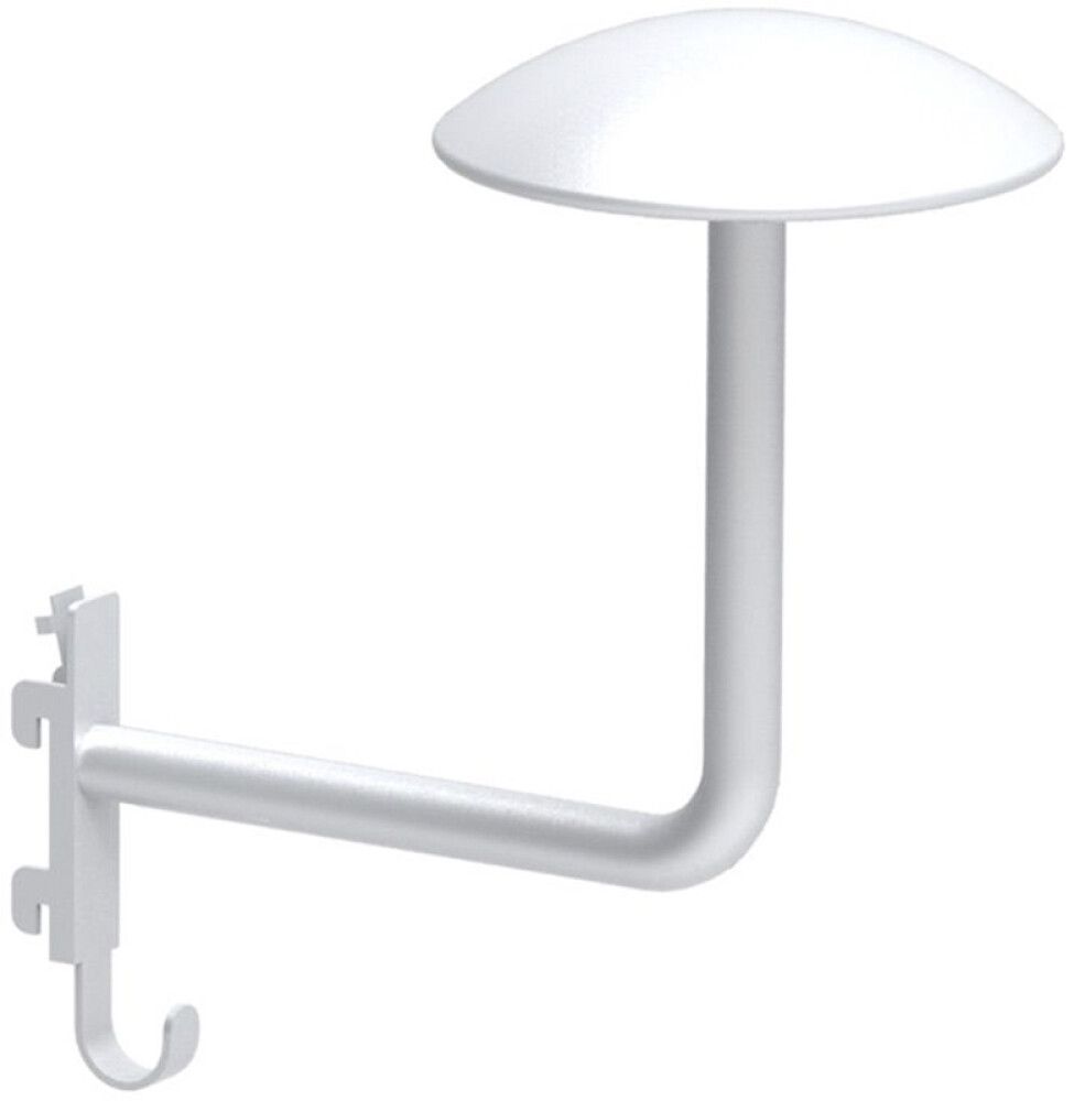 Kypäräkoukku Lundbergs valkoinen