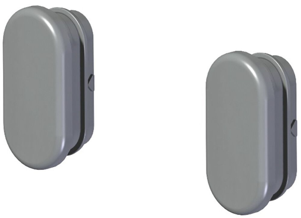 Päätytulppa Lundbergs Ovaaliputkeen Lundbergs Harmaa