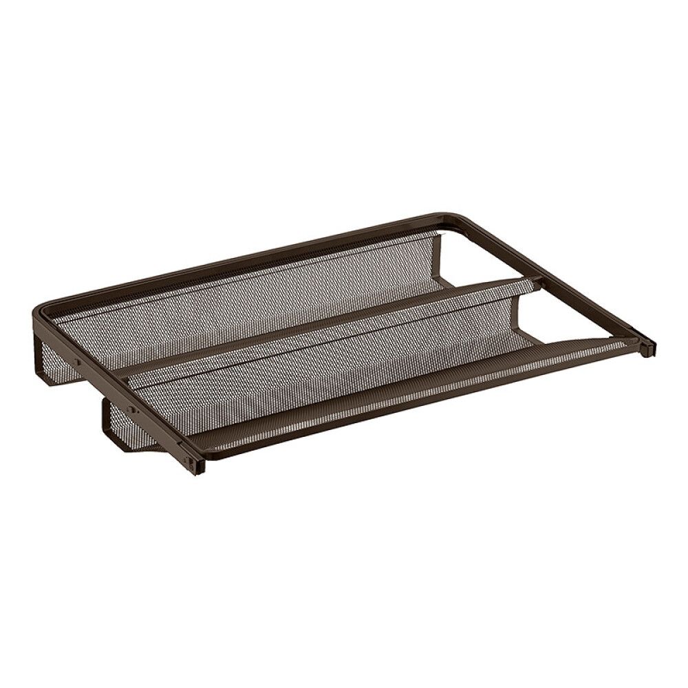 Kenkähylly mesh Elfa ulosvedettävä grafiitinharmaa 605 x 430 mm