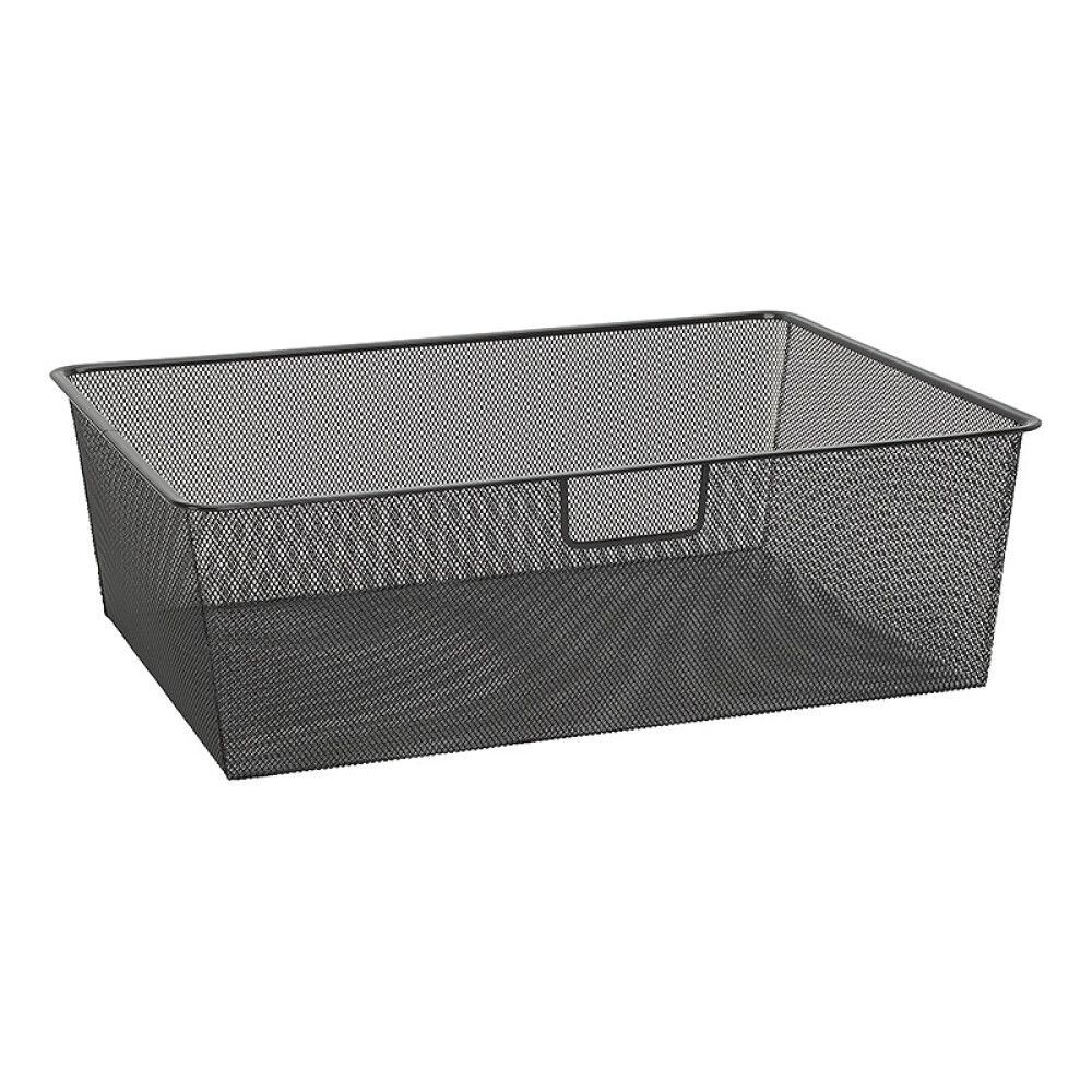Mesh-kori ulosvedettävään korinkehykseen Elfa grafiitinharmaa 580 x 427 x 185 mm