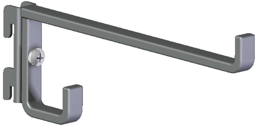 Kaksoiskoukku Lundbergs Wide hopea