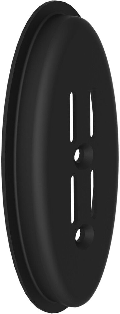 Seinäkiinnike Lundbergs Wide ovaali musta