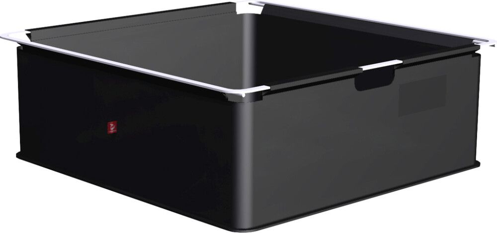 Kangaskori Lundbergs Musta 527 x 527 x 185 mm