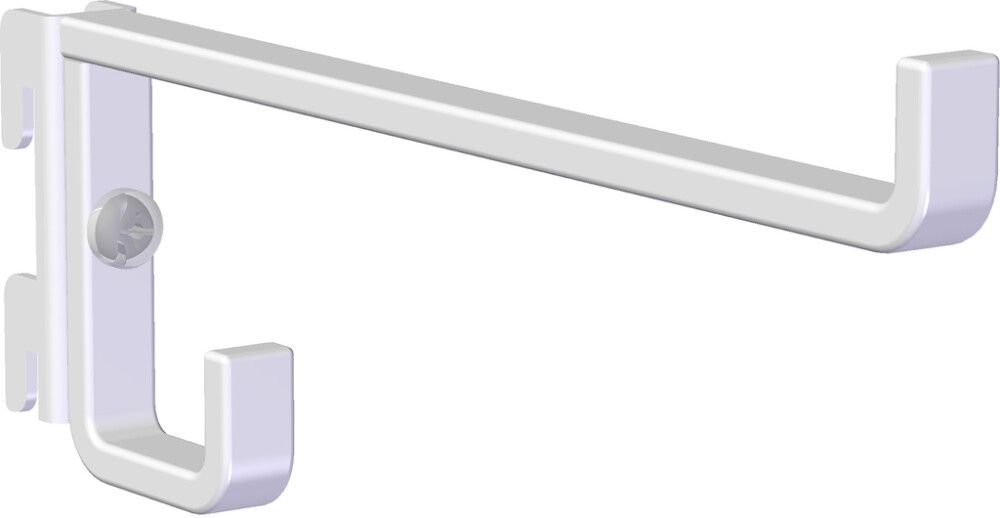 Kaksoiskoukku Lundbergs Wide valkoinen