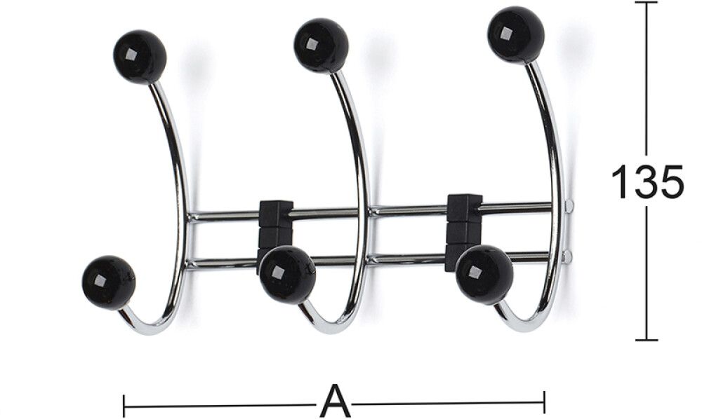 Vaatenaulakko Habo Berry kromi/musta 235 mm