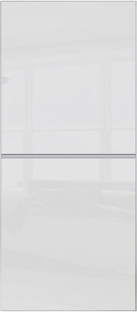 Liukuovi Lundbergs Decotique Valkoinen 610 x 2301 mm 2-peilinen