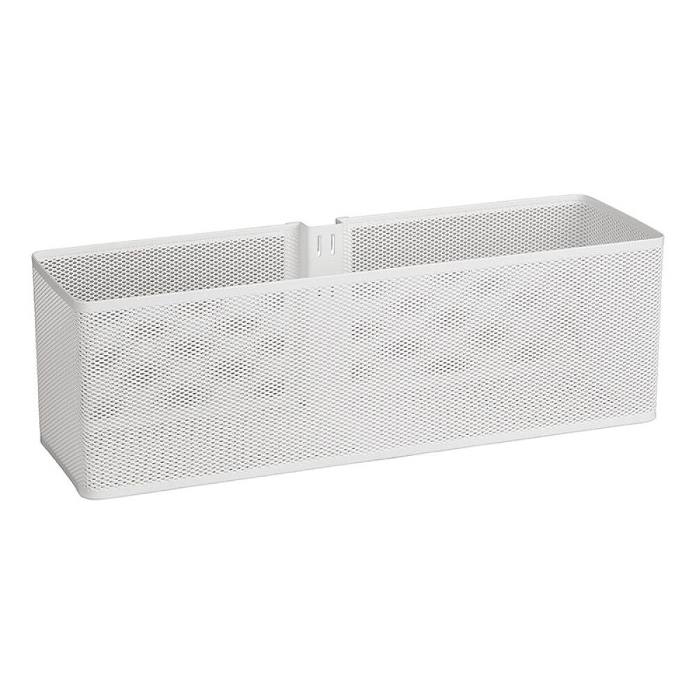 Seinäkori mesh Elfa valkoinen suuri 435 x 136 x 144 mm